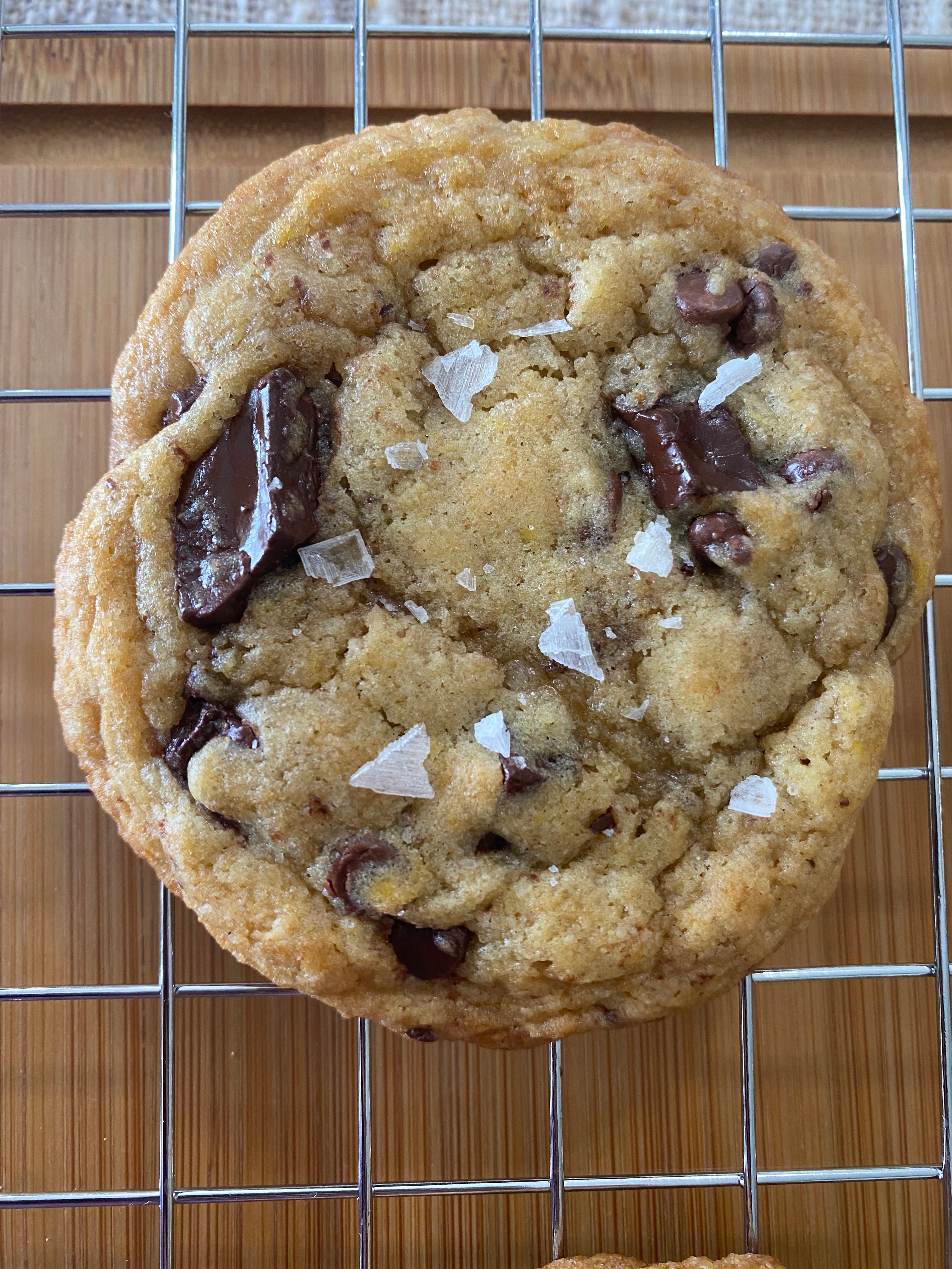 Organic Sourdough Chocolate Chunk Sea Salt Cookie